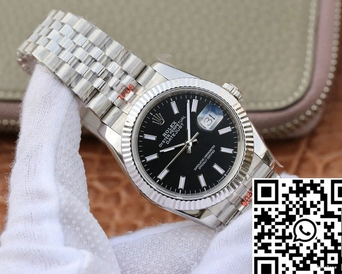 Rolex M126234-0015 Datejust Dial Black Factory GM 0324